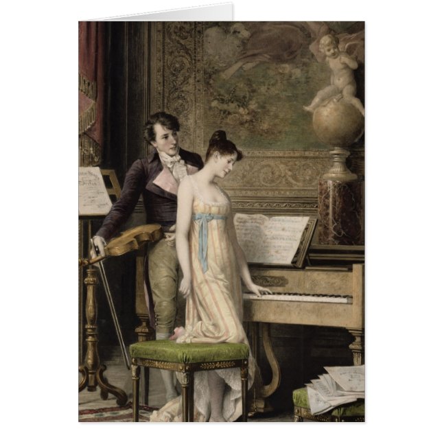 Le duo (mezzotinto) (Devant)