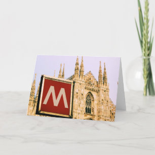 le Duomo - Milano, Italie Carte de voeux