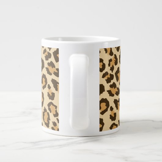 Le Empreinte de léopard Jumbo Coffee Mug (Dos)