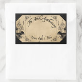 LE ÉTIQUETTE APOTHÉCAIRE DES TÉMOINS (Sac)