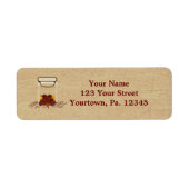 Le Étiquette de adresse de Jar Fixin (Devant)