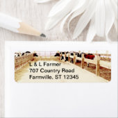 Le Étiquette de adresse de l'agriculteur (En situation)