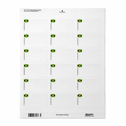 Le Étiquette de adresse du Jamkingshow (Feuille entière)