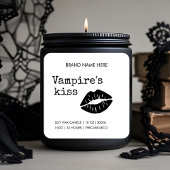Le Étiquette de la bougie de baiser de Vampire - H