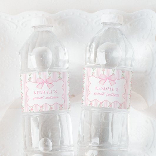 Le Étiquette en eau de Sweet sixteen de Kendall