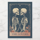Le Étiquette Lovers Tarot Food and Beverage Set (Étiquettes simples)