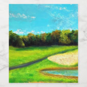 Le Étiquette Vin Vert (Étiquettes simples)