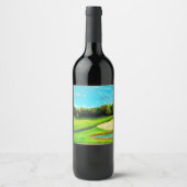 Le Étiquette Vin Vert (Devant)