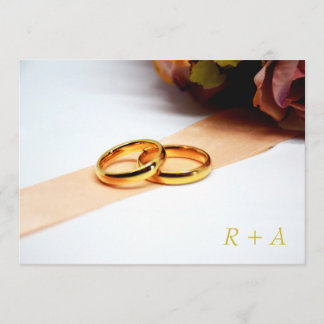 Le faire-part de mariage - Cercle et Rose