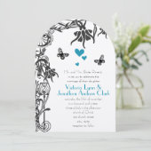 Le Faire-part de mariage de la fée chrétienne papi (Debout devant)