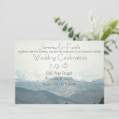 Le Faire-part de mariage de la montagne Misty (Debout devant)