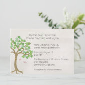 Le Faire-part de mariage de l'arbre aimant (Debout devant)