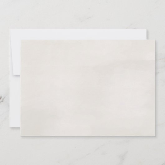 Le Faire-part de mariage de l'arbre aimant (Dos)