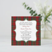 Le Faire-part de mariage de plaid de Royal Stewart (Debout devant)