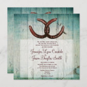 Le Faire-part de mariage de style champêtre des fe (Devant / Derrière)