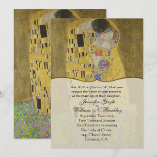 Le Faire-part de mariage des Beaux-Arts Kiss
