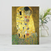 Le Faire-part de mariage du baiser de Gustav Klimt (Debout devant)