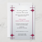 Le Faire-part de mariage du bonheur double des noe (Dos)