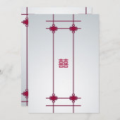 Le Faire-part de mariage du bonheur double des noe (Devant / Derrière)