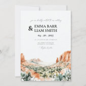 Le Faire-part de mariage du Parc national de ZION (Devant)