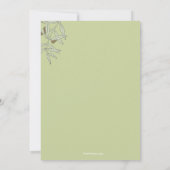 Le faire-part de mariage égéen (Dos)