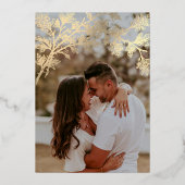 Le Faire-part de mariage royal doré (Verso)