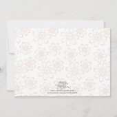 Le Faire-part de naissance Floral De Charme (Dos)