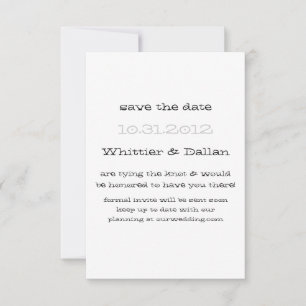 Le faire-part de Whittier