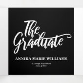 Le Faire-part Tri-Fold Multi Photo Graduate (Intérieur au milieu)