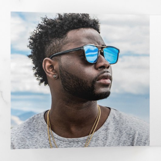 Le Faire-part triplé Décontracté (Intérieur en premier)