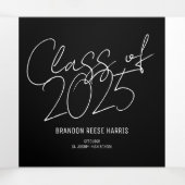 Le Faire-part triplé Décontracté (Intérieur au milieu)