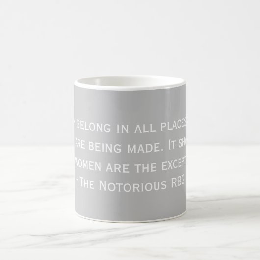 Le fameux Citation de RBG Mug (Centre)