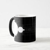 Le fameux Mandelbrot mis blanc sur la Mug de café  (Devant gauche)
