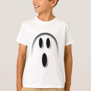 Le fantôme blanc de Halloween badine le T-shirt