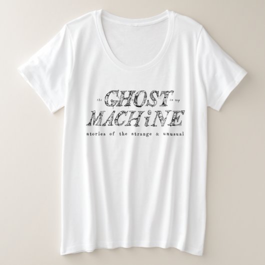 Le fantôme dans mon T-shirt de logo de machine - (Design devant)