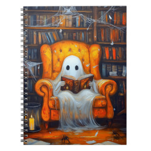 Le fantôme des livres Cosy Halloween Library Scè