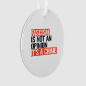 Le fascisme n'est pas une opinion (devant)
