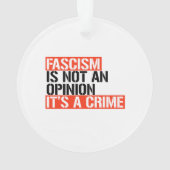 Le fascisme n'est pas une opinion (dos)