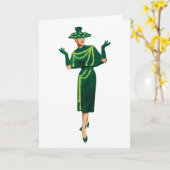 Le Fashionista de diva soit vous carte (Fleur jaune)