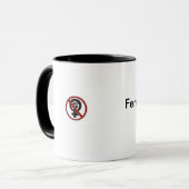 Le féministe déchire la tasse (Devant gauche)