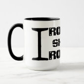 Le FER AFFILE la tasse de café de FER (Gauche)