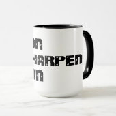 Le FER AFFILE la tasse de café de FER (Devant droit)