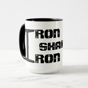 Le FER AFFILE la tasse de café de FER