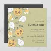 Le festin de tour huent ! invitations de partie de (Devant / Derrière)