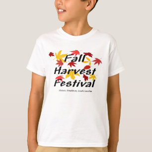 Le festival de récolte de chute badine le T-shirt