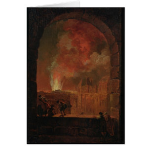 Le feu à l'opéra du Palais Royal