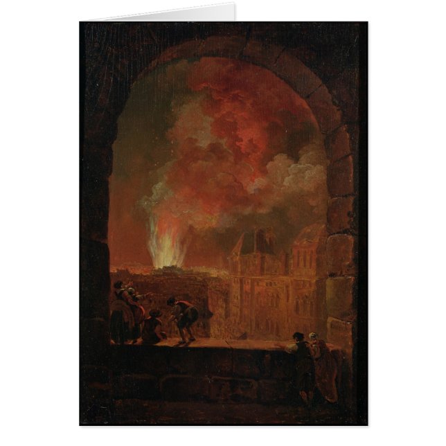 Le feu à l'opéra du Palais Royal (Devant)