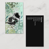 Le feu d'Aqua - carte de visite (Devant / Derrière)