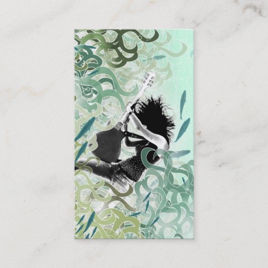 Le feu d'Aqua - carte de visite (Devant)