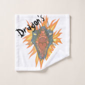 Le feu du dragon (Gant de toilette)